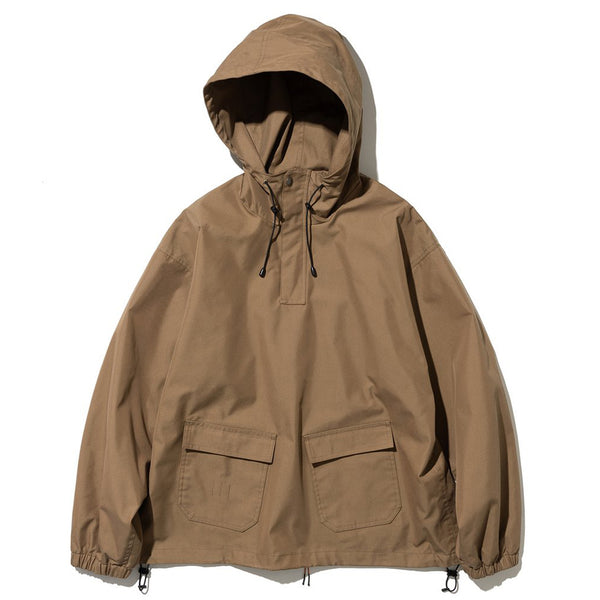 UNIFORM BRIDGE Smock Anorak Jacket Brown