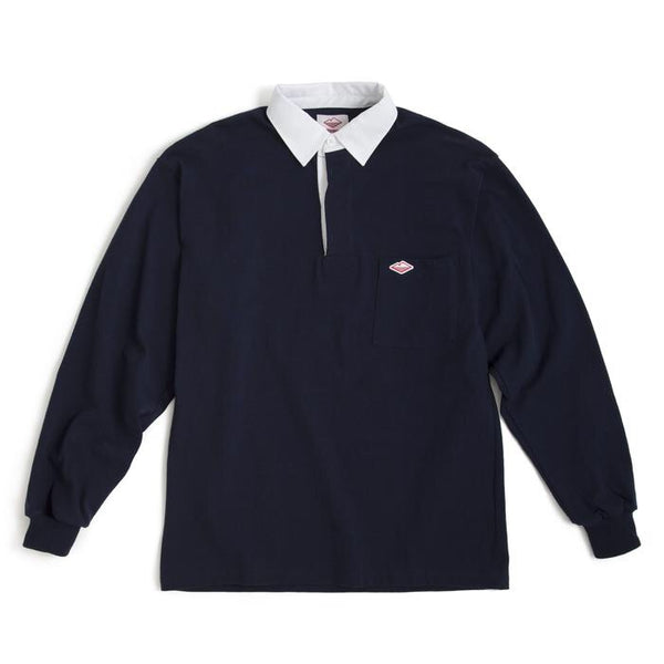 BATTENWEAR Pocket Rugby Shirt, Navy 6oz Jersey