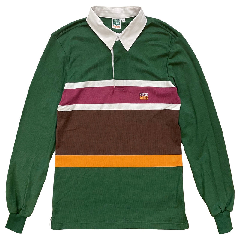 HIKERDELIC x Fresh Store Torino Green Rugby Shirt