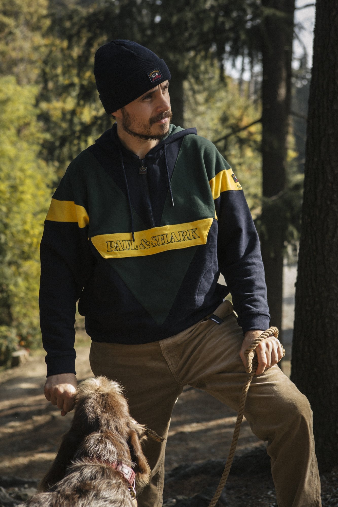 PAUL & SHARK x FRESH Hoodie Winter Fleece Navy