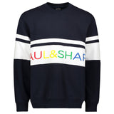 PAUL & SHARK Navy Sweatshirt With Embroidered Paul&Shark