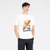 NEW BALANCE Athletics Remastered 10K Coastal Run Short Sleeve T-Shirt In White