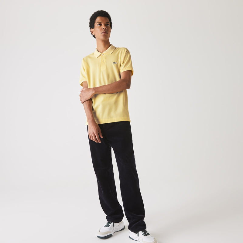 LACOSTE Classic Fit L.12.12 Polo Shirt Yellow 107